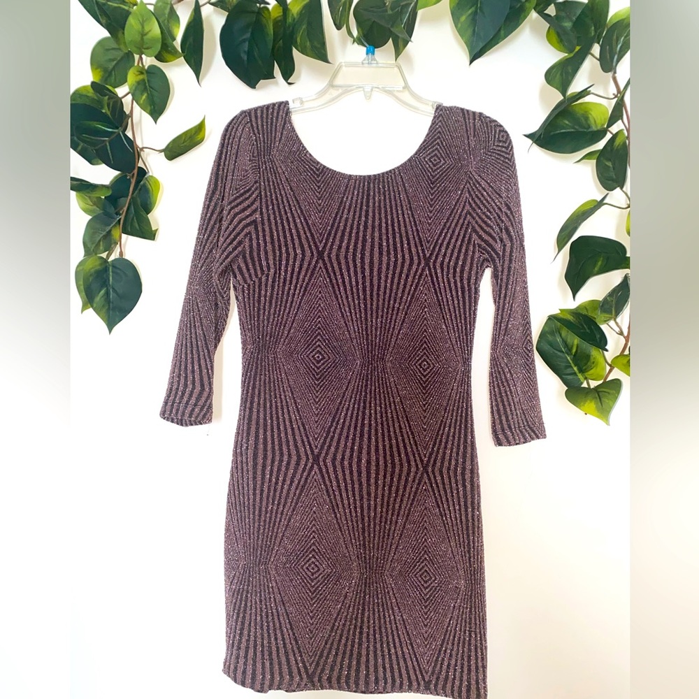 Charlotte Russe, Backless Shimmer Dress, Junior Large
